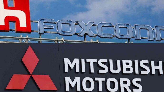 Mitsubishi Motors shares spike after report of EV tie-up with Foxconn