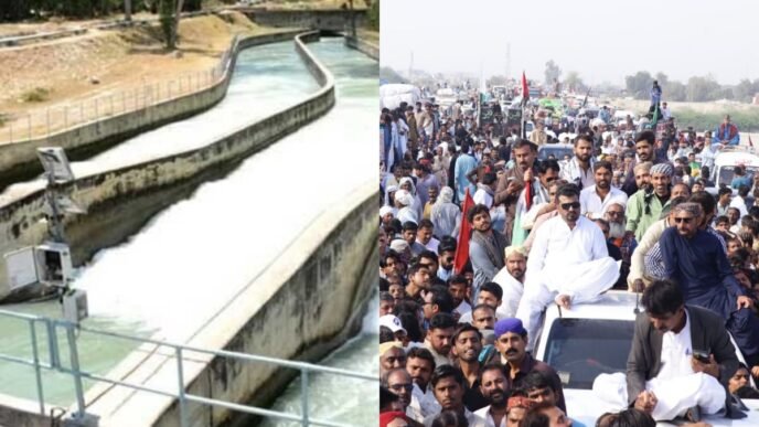 PPP declares nationwide protest over controversial six canals project