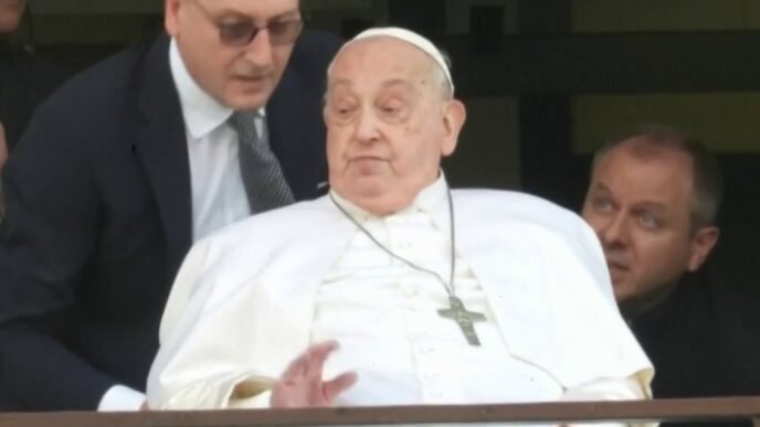 Pope Francis released from hospital after 5-week stay