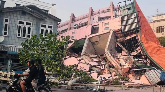 Search underway after earthquake hits Myanmar and Thailand