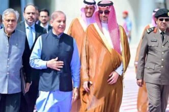 Shehbaz Sharif returns to Islamabad after completing Saudi Arabia visit