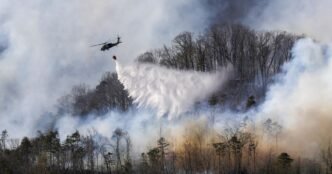 South Carolina wildfire keeps growing as firefighters protect homes