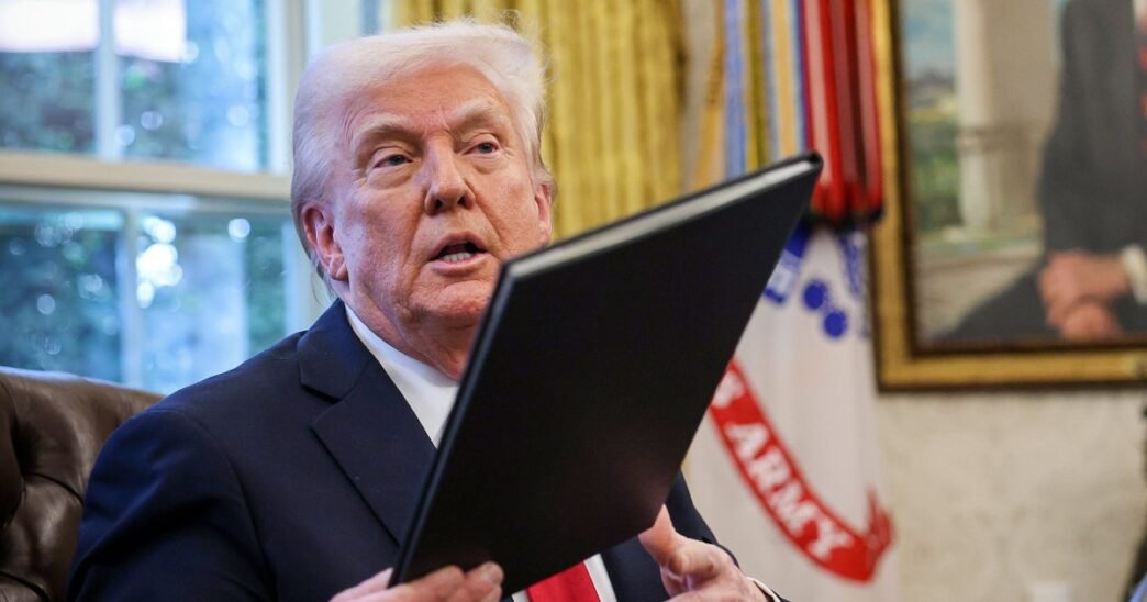 Trump signs executive order to end collective bargaining at agencies involved with national security