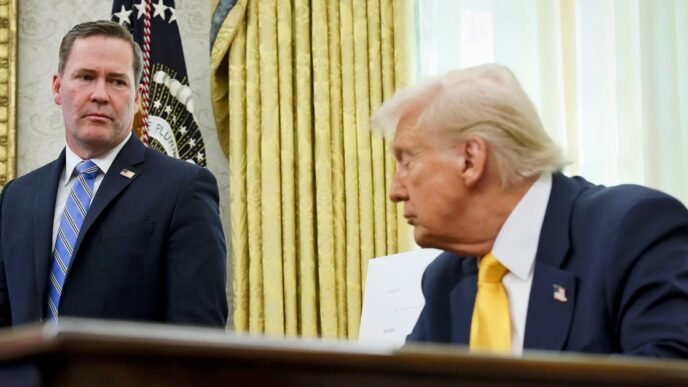 Trump stands by Mike Waltz after disclosure of Yemen strike plans to The Atlantic's editor