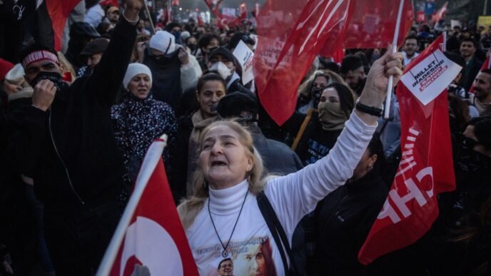 Turkish court orders key Erdogan rival jailed pending trial on corruption charges
