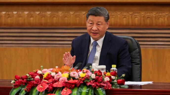 Xi Jinping urges global CEOs to 'safeguard' international trading system