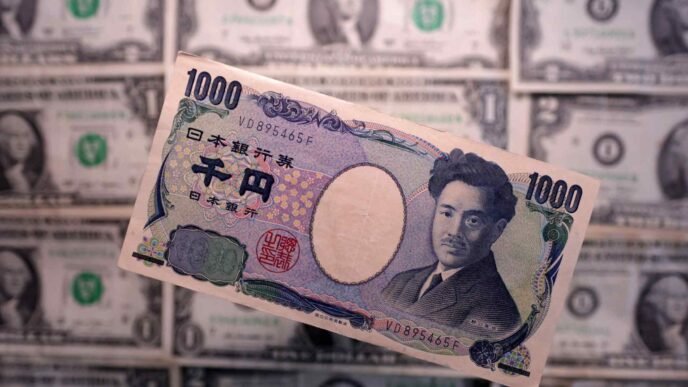 Yen-selling pressure eases as Japan rates top Switzerland's
