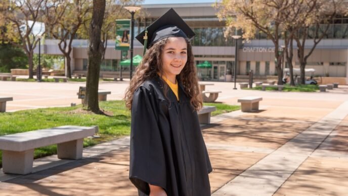 10-year-old girl set to be Crafton Hills College's youngest grad