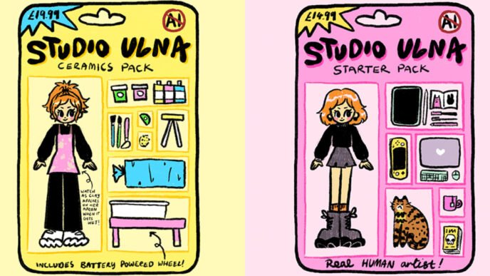 AI-generated action figures were all over social media. Then, artists took over with hand-drawn versions.