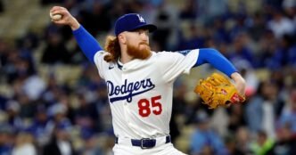 After cheating death, Dodgers pitcher Dustin May makes his way back to the mound