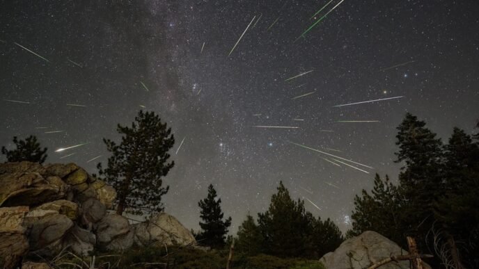 Annual Lyrid meteor shower peaks overnight Monday