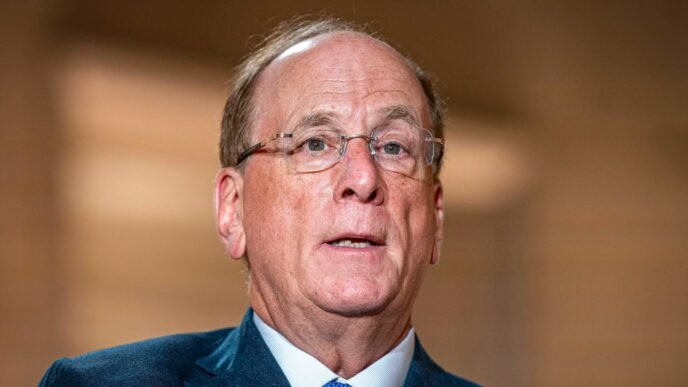 BlackRock's Larry Fink says U.S. is very close to a recession and may be in one now
