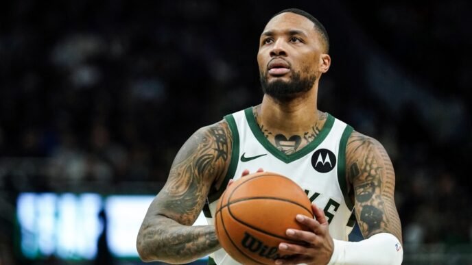 Bucks star Damian Lillard could return just one month after suffering blood clot in his leg