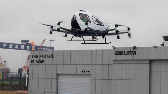 China's EHang to launch air taxi service this year