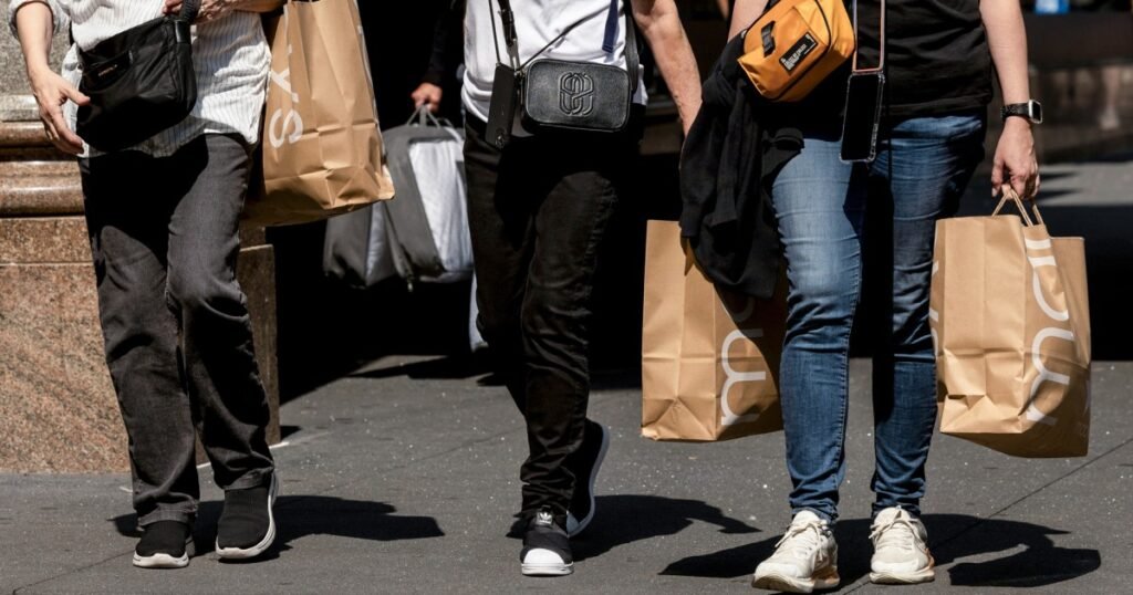Consumer spending is up big in early April as people buy in anticipation of tariffs