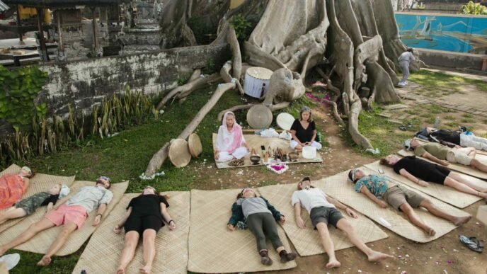Cool scenes on the wellness trail in Bali