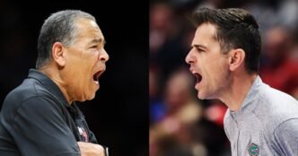 Cougars up early on Gators in first half of NCAA men’s basketball championship