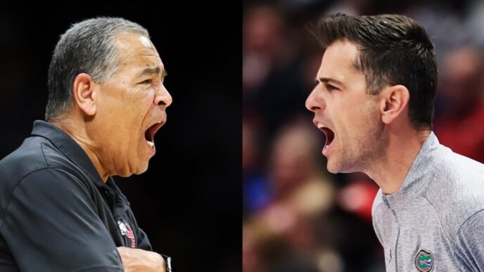 Cougars up early on Gators in first half of NCAA men’s basketball championship