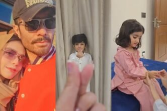 Feroze Khan’s wife bonds with his kids in heartwarming video