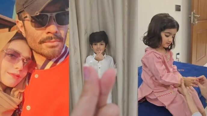 Feroze Khan’s wife bonds with his kids in heartwarming video