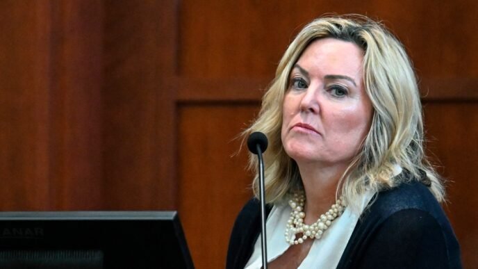 Forensic psychologist Dawn Hughes testifying at Weinstein, Diddy trials