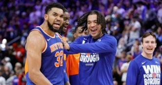 Foul should have gone against Knicks toward end of playoff win vs. Pistons, NBA says