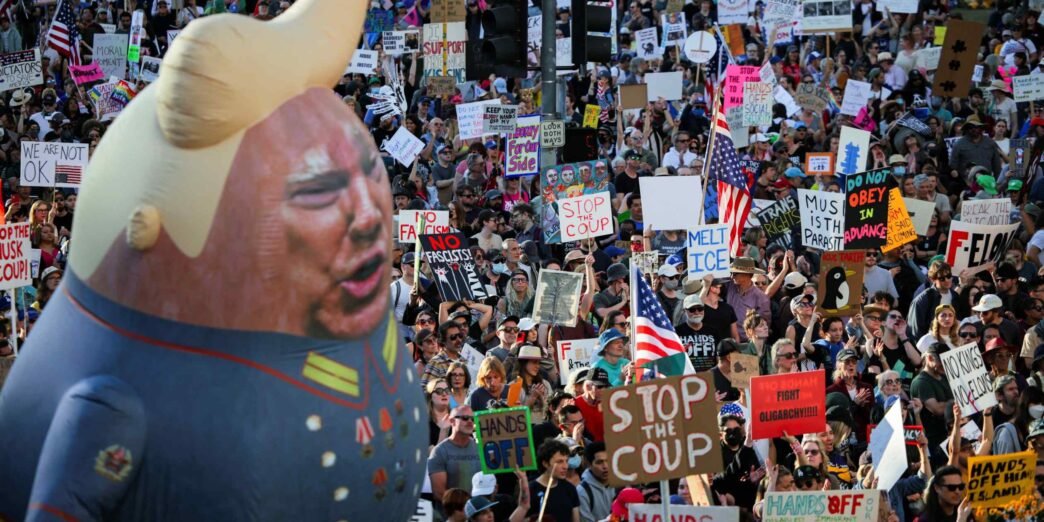 'Hands Off!' rallies across U.S. protest Trump and Musk