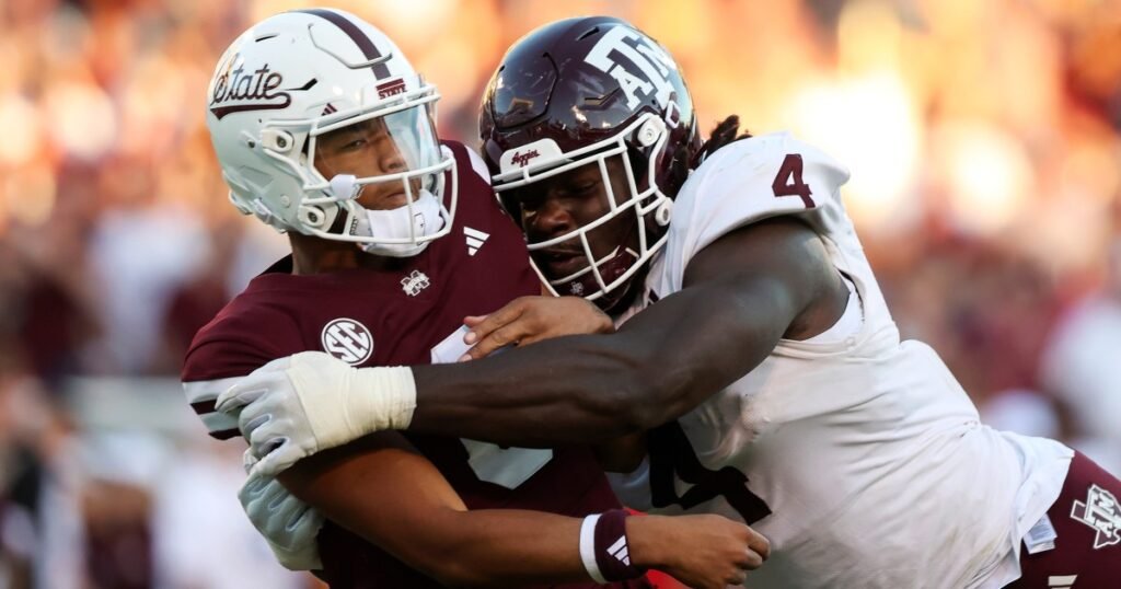He's one of the top prospects in the NFL draft — with few stats to back it up
