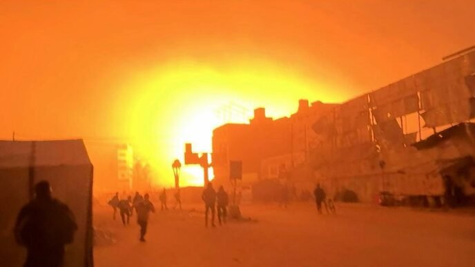 Israeli military strikes Gaza City hospital
