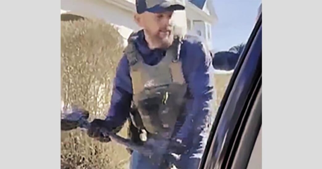 Mass. woman speaks out after video shows ICE agents smashing car window to get husband