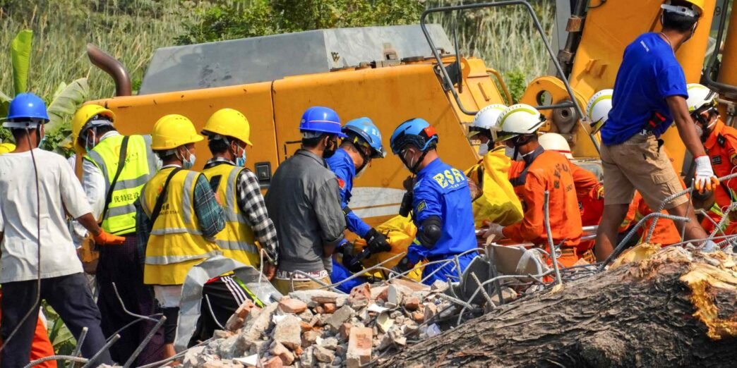Myanmar military missing from earthquake relief, observers say
