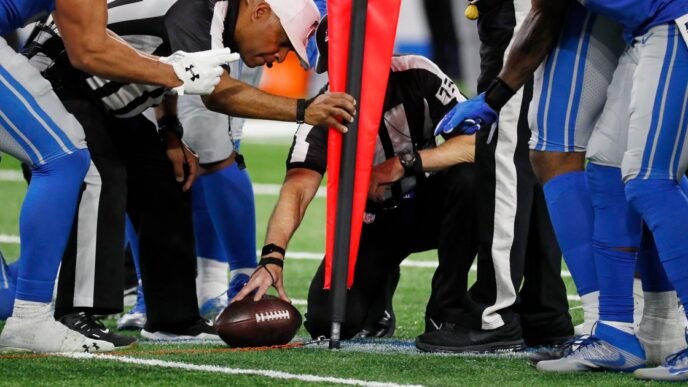 NFL to use cameras, not chains, to determine first downs in 2025
