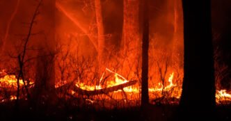 New Jersey wildfire continues to burn after thousands evacuated
