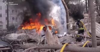 Russia launches strikes during Palm Sunday gathering in Ukraine