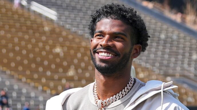 Shedeur Sanders selected by Cleveland Browns after falling to fifth round of NFL draft