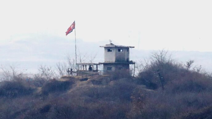 South Korea says its military fired warning shots after North Korean soldiers crossed the border