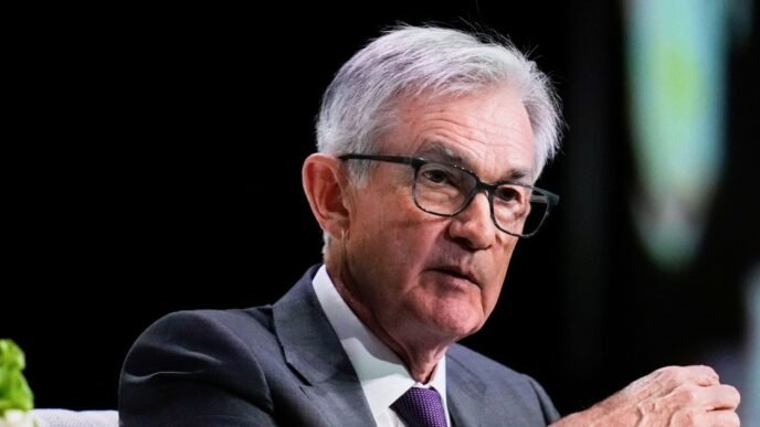 Stocks tumble anew as Nvidia and Powell raise alarms over trade policies