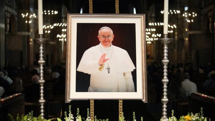 Thousands pay respects to Pope Francis; funeral preps underway