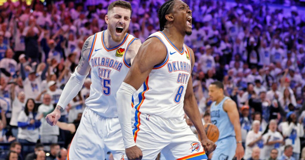 Thunder beat Grizzlies 131-80 in Game 1, fifth-biggest margin of victory in NBA postseason history