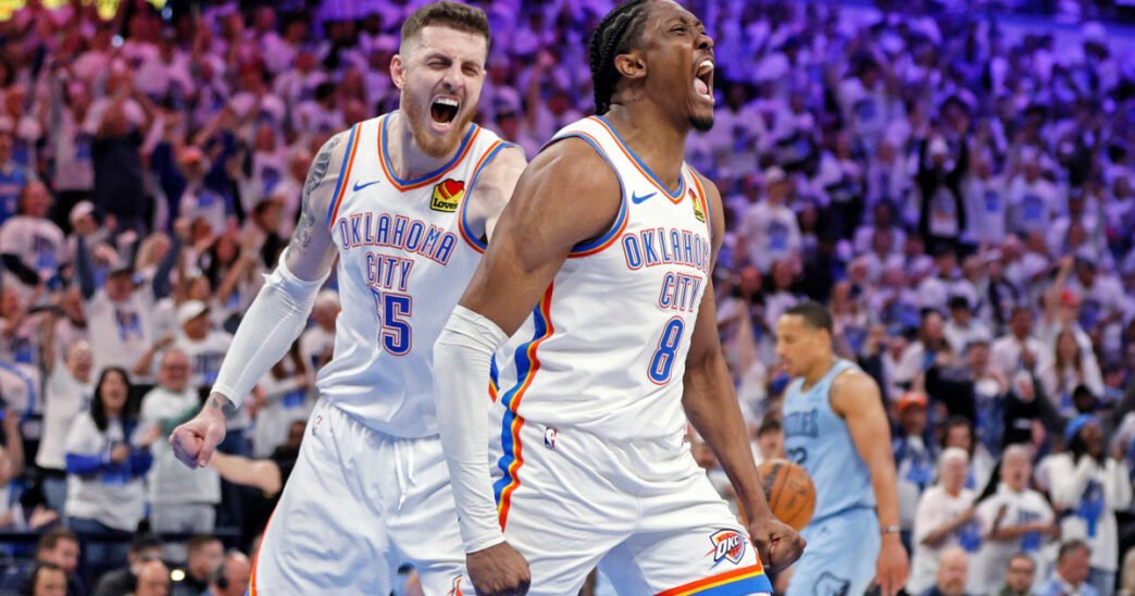 Thunder beat Grizzlies 131-80 in Game 1, fifth-biggest margin of victory in NBA postseason history