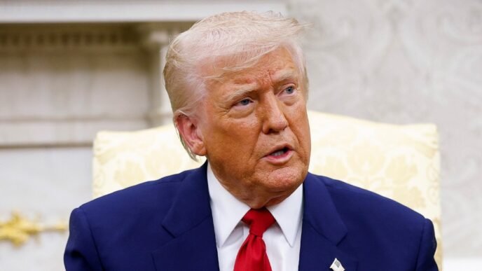 Trump Remains Steadfast On Tariffs Despite Stock Market Turmoil