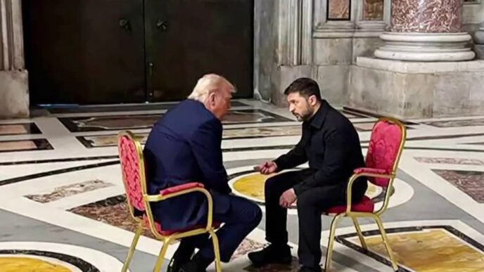 Trump and Zelenskyy speak at Pope Francis' funeral