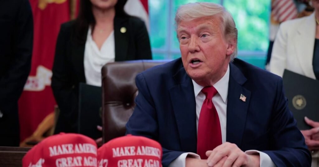 Trump attempts to de-escalate trade war, vows 'fair deal' with China
