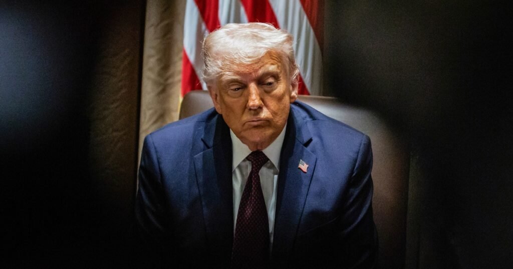Trump's approval rating on the economy drops to lowest of his presidential career, CNBC survey finds