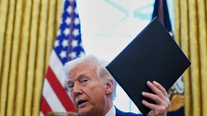 Trump's on-again, off-again negotiating style runs into reality on tariffs