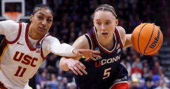 UConn and Texas join UCLA and South Carolina in women's Final Four