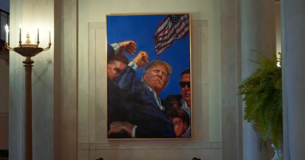 White House moves Obama portrait for painting of Trump after assassination attempt