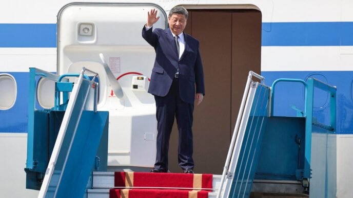 Xi Jinping goes on charm offensive as Asia reels from tariff whiplash