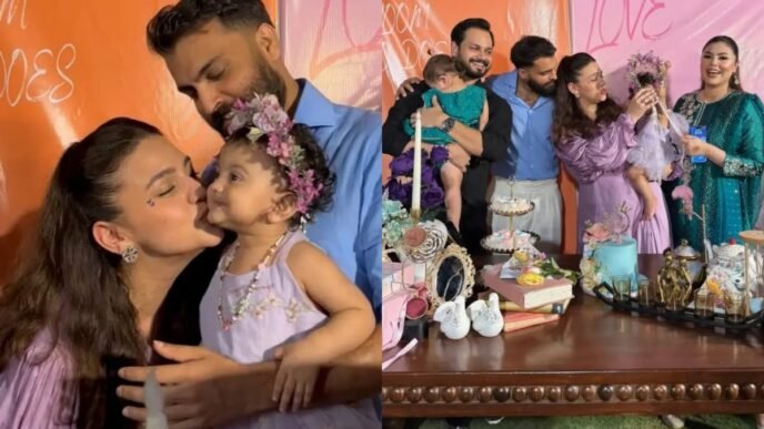 Zara Noor Abbas marks daughter’s first birthday with love and joy