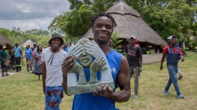 Zimbabwe’s stone carvers seek a revival as an Oxford exhibition confronts a British colonial legacy